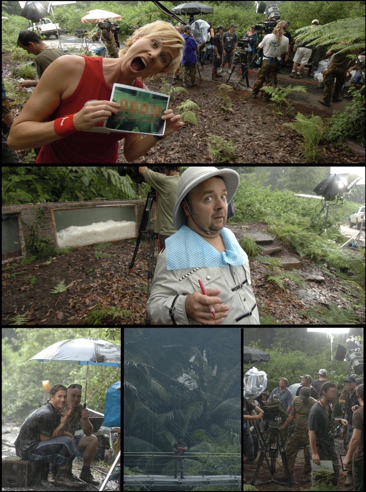 Behind the Scenes im Regen